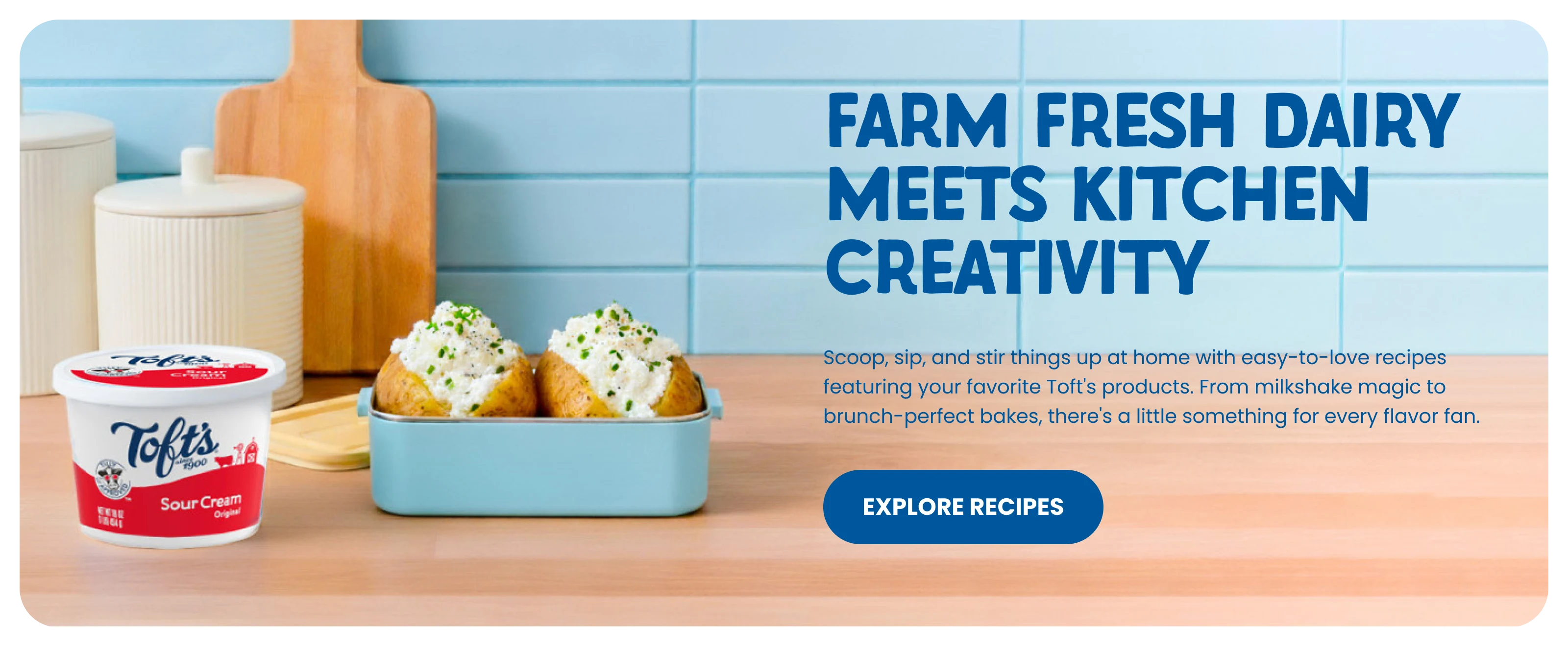 Farm fresh dairy meets kitchen creativity