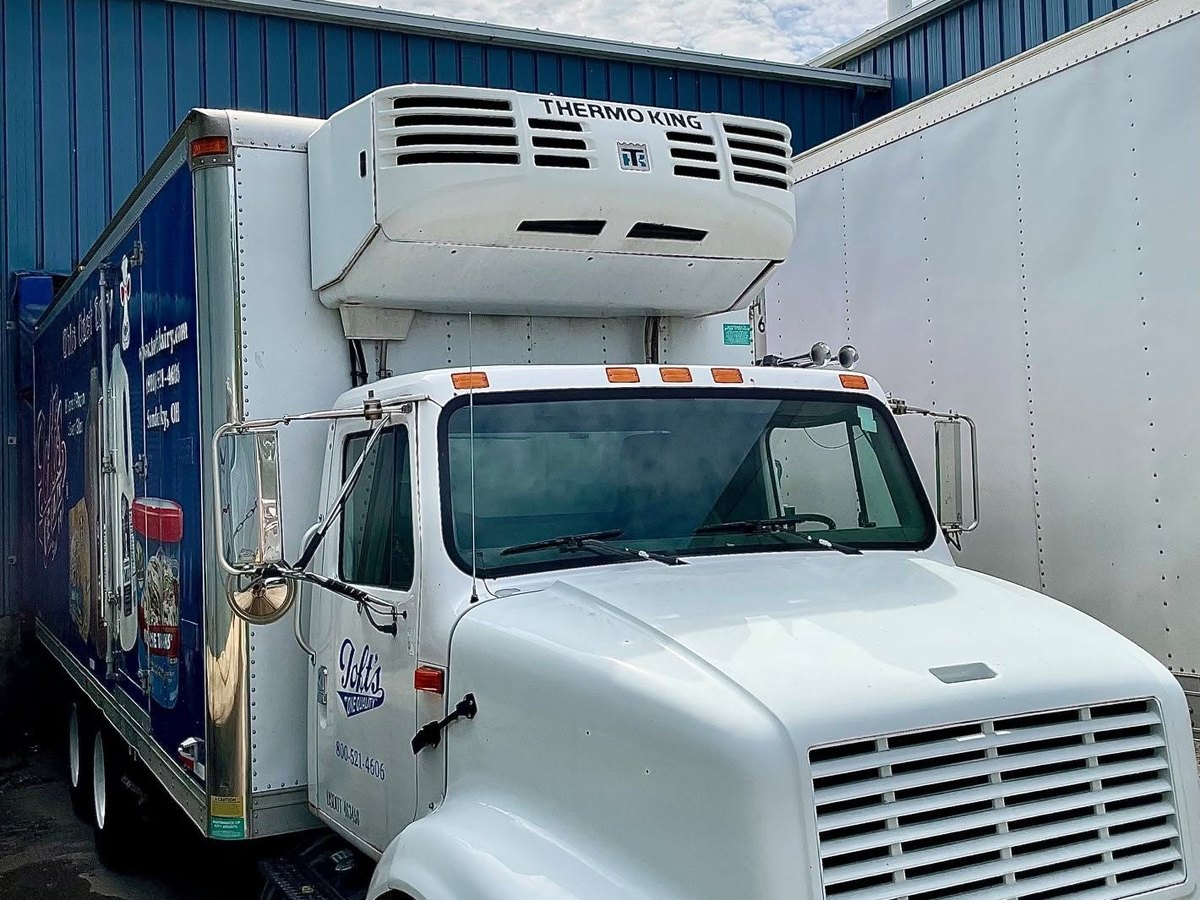 Toft delivery truck