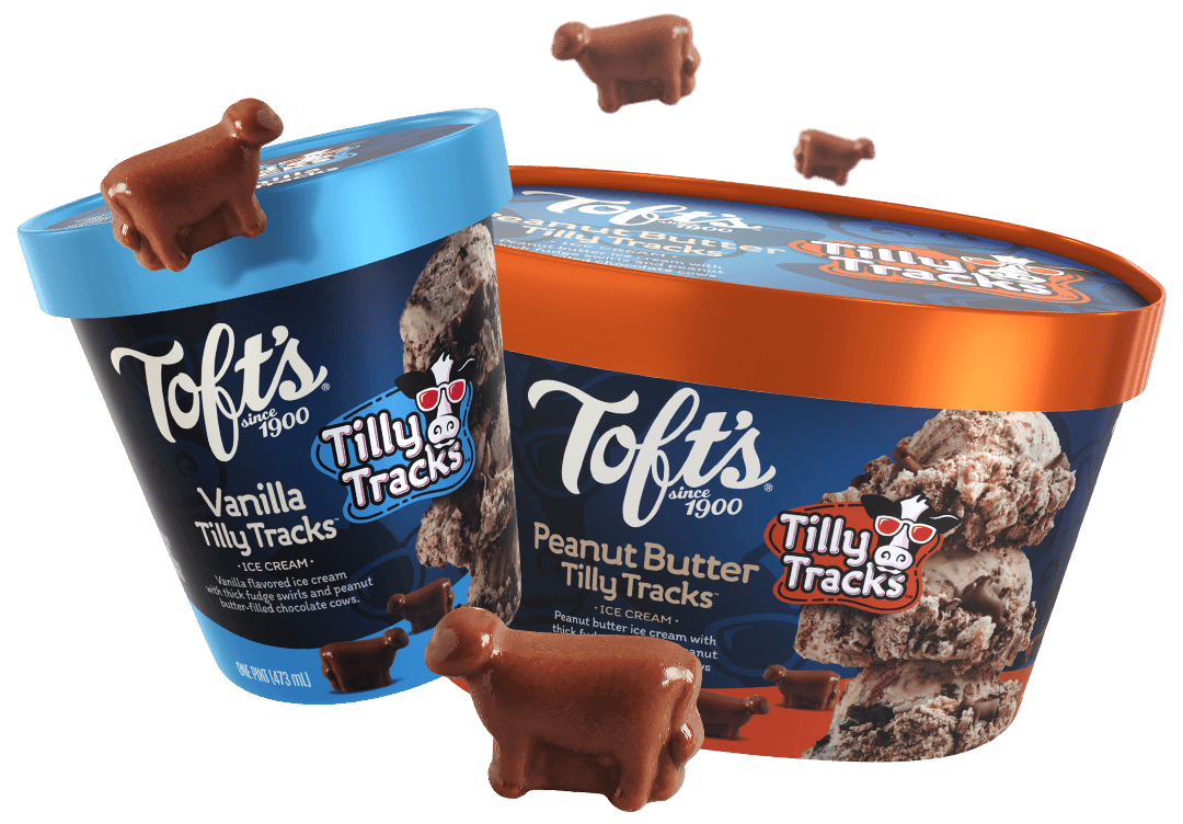 Toft ice cream packaging